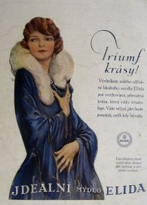 1927 firma Elida - Triumf krásy!